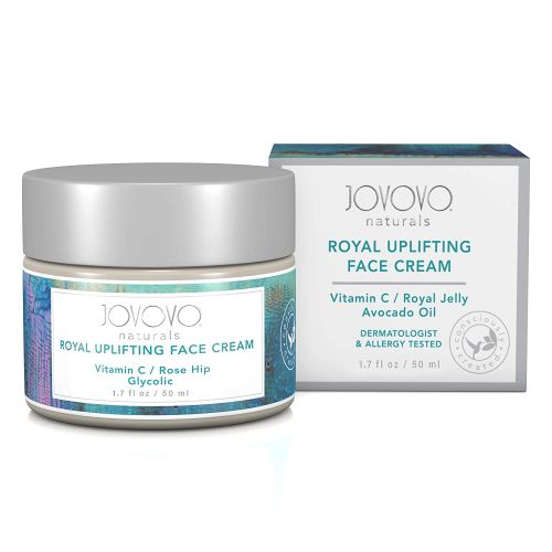  Jovovo Naturals All-Natural Anti-Aging Face Cream: Night and Day Cream for Dry/Oily Skin with Vitamin C, Coconut and Avocado | Moisturizing and Nourishing to Achieve Plump and Supple Skin and Redu