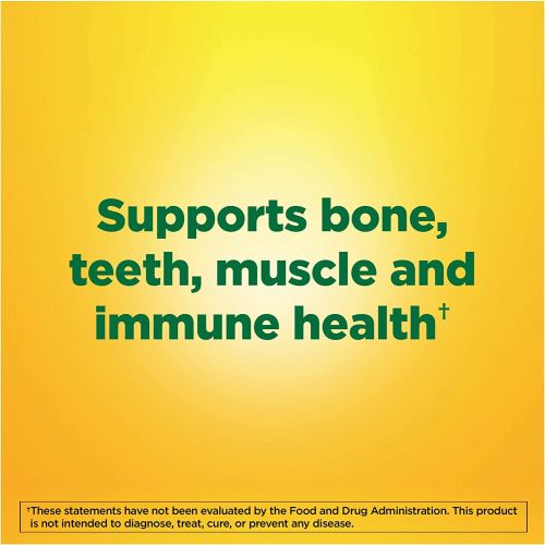  Nature Made Extra Strength Vitamin D3 5000 IU (125 mcg), Dietary Supplement for Bone, Teeth, Muscle and Immune Health Support, 180 Softgels, 180 Day Supply