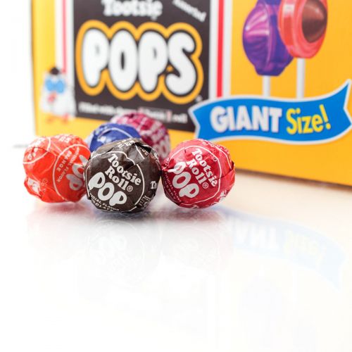  Tootsie Roll Pops Giant Size (72 Count), Variety Pack, 3.82 Pound