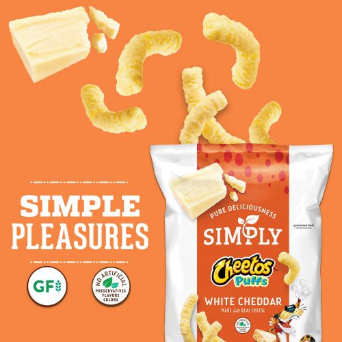  Simply Brand Organic Doritos Tortilla Chips, Cheetos Puffs, 36 Count