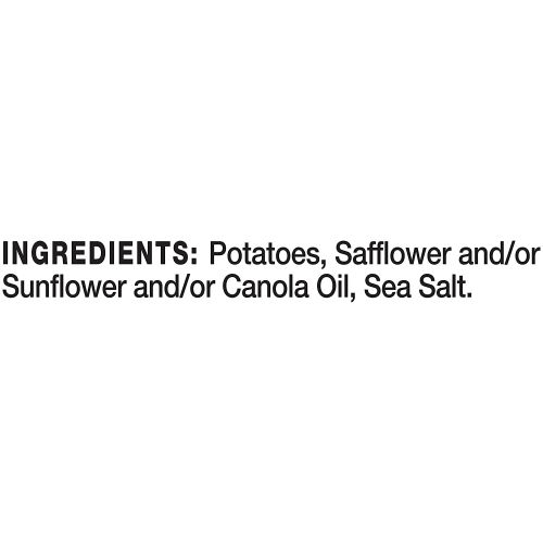  Kettle Brand Potato Chips, Sea Salt, 2 Ounce, 6 Count Caddy
