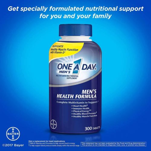  One A Day Mens Health Formula, 1Pack (300 Tablets Each)