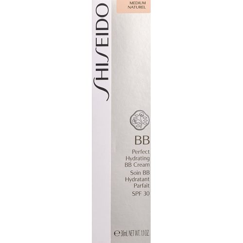  Shiseido Perfect Hydrating BB Cream SPF 30 for Women, Medium Naturel, 1.1 Ounce