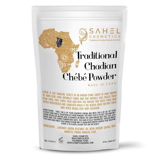  Uhuru Naturals Chebe Powder Sahel Cosmetics Traditional Chadian Chebe Powder, African Beauty Long Hair Secrets (50g)…