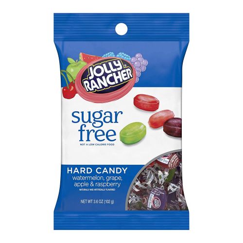  JOLLY RANCHER Hard Candy, Assorted Flavors, Sugar-Free, 3.6 Ounce Bag (Pack of 12)