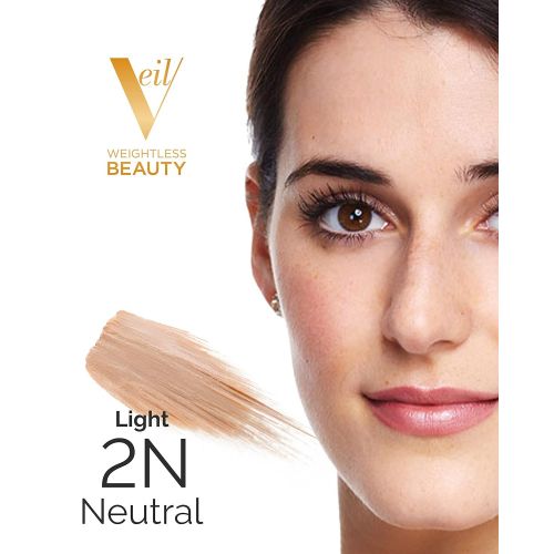  Veil Cosmetics Complexion Fix Oil-Free Concealer, Highlighter, & Under Eye Corrector To Help Conceal Dark Circles And Blemishes | Vegan & Cruelty-Free | Paraben-Free (2N Light Neut
