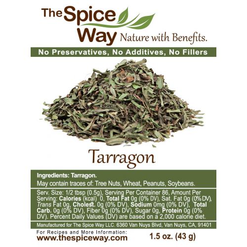  The Spice Way Tarragon Leaves - ( 1.5 oz ) dried herb good for French cooking sauce
