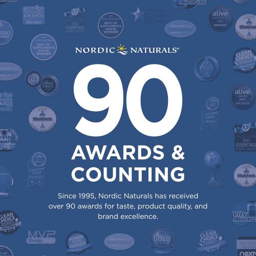  Nordic Naturals CoQ10 Gummies, Strawberry - 60 Gummies - 100 mg Coenzyme Q10 (CoQ10) - Great Taste - Heart Health, Cellular Energy Production, Antioxidant Support - Non-GMO, Vegan