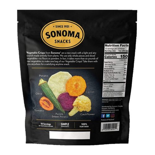  Sonoma Snacks Vegetable Crisps