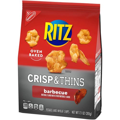  RITZ Crisp and Thins Barbecue Chips, 6 - 7.1 oz Bags