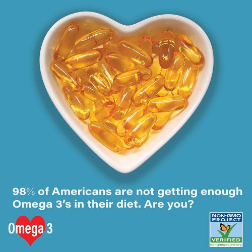  Caraway Vitamins Omega 3 Fish Oil 2,000mg- Pharmaceutical Grade. 1000mg EPA 500mg DHA. Burpless Capsules with No Fishy Aftertaste. All Natural, Organic, Non GMO, Gluten Free for Men & Women.