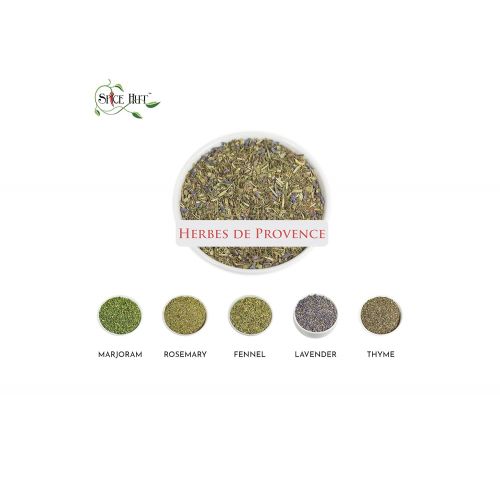  The Spice Hut Organic Herbes De Provence Seasoning, A Light & Floral Seasoning for Vegetables & Roasted Potatoes, 1 ounce