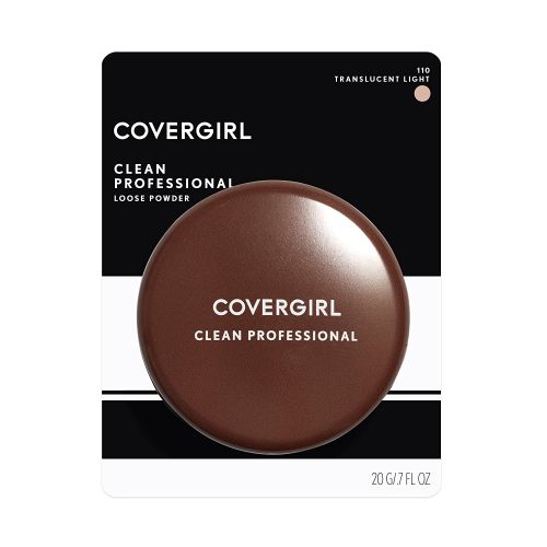  COVERGIRL Professional Loose Finishing Powder, Translucent Light Tone, Sets Makeup, Controls Shine, Wont Clog Pores, 0.7 Ounce (Packaging May Vary)