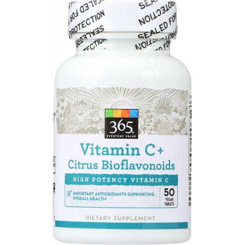  365 by Whole Foods Market, Vitamin C Citrus Bioflavonoids Complex High Potency, 100 Tablets