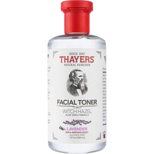 THAYERS Alcohol-Free Lavender Witch Hazel Facial Toner with Aloe Vera Formula - 12 oz, Clear (TA0035)