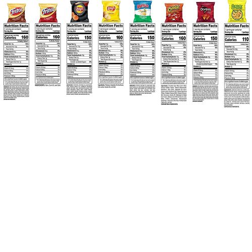  Frito Lay Flamin Hot Mix, 6 Flavor Single Serve Cheetos, Doritos, Chesters, & Funyuns Variety Pack, (40 Count)