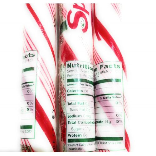  Spangler Candy Spangler Jumbo Candy Cane Sticks Peppermint Poles 3 Pack