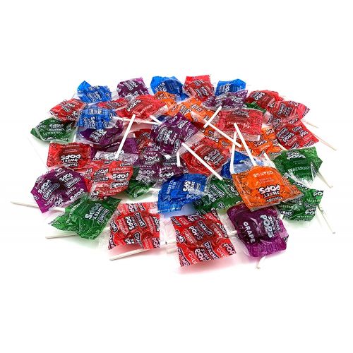  CRAZYOUTLET Easter Mix Charms Sweet Pops Assorted, Hard Candy Lollipops Fruit Flavors, Pack 3 Lbs