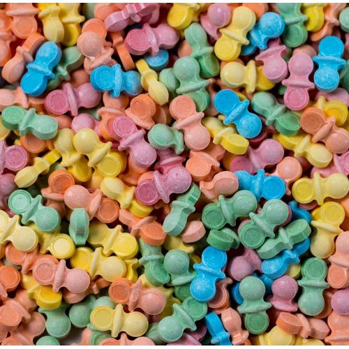  Dubble Bubble BABY Pacifier Shaped Candy - 3 Pounds Bulk with BONUS Item