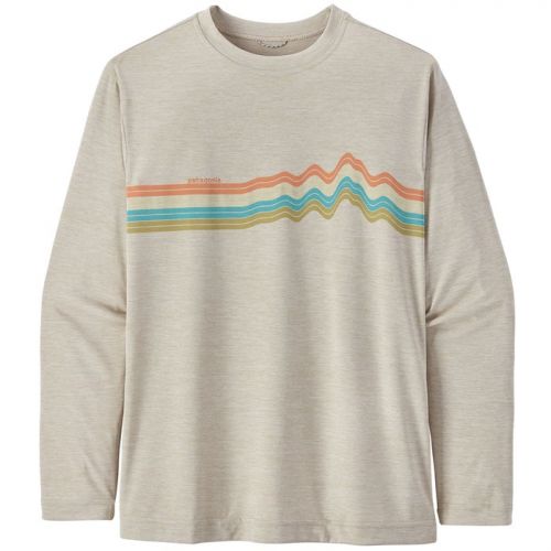 파타고니아 Patagonia Long Sleeve Cap Cool Daily T-Shirt - Boys