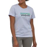Patagonia Pastel P-6 Logo Organic Crew T-Shirt - WOMENS