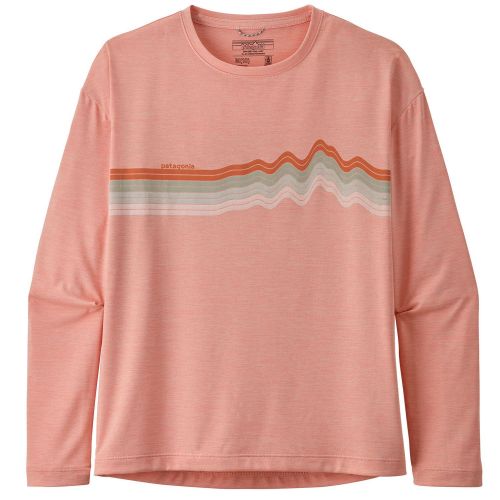 파타고니아 Patagonia Long Sleeve Cap Cool Daily T-Shirt - Girls