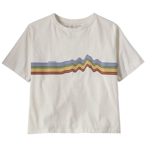 파타고니아 Patagonia Ridge Rise Stripe Organic Easy Cut T-Shirt - Womens