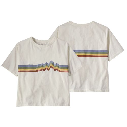 파타고니아 Patagonia Ridge Rise Stripe Organic Easy Cut T-Shirt - Womens
