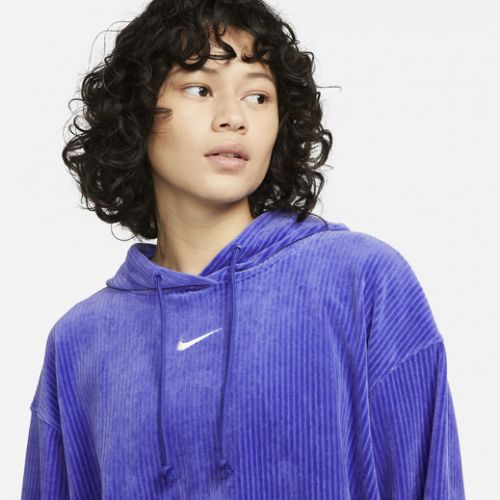 나이키 Nike NSW Velour Modern Crop Pullover
