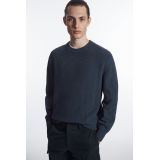 STONE-WASHED KNITTED SWEATER