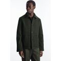 KNITTED-COLLAR WORKWEAR JACKET