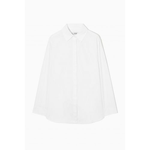 COS MINIMAL CONCEALED-PLACKET SHIRT