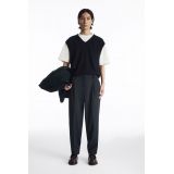 PLEATED TECHNICAL WOOL PANTS