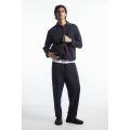 PINTUCKED PULL-ON JERSEY PANTS