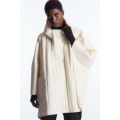 HOODED PADDED CAPE