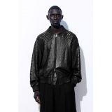 THE PERFORATED LEATHER BOMBER JACKET