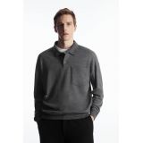 KNITTED WOOL POLO SHIRT