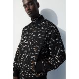 THE FEATHER-PRINT BOMBER JACKET