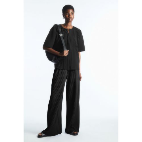 COS PLEATED ELASTICATED PANTS