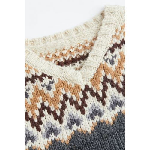에이치앤엠 H&M Jacquard-knit Sweater Vest