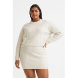 H&M+ Cable-knit Skirt