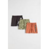 H&M 3-pack Printed Jersey Shorts