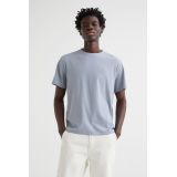 H&M Regular Fit Ribbed Cotton T-shirt