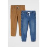 H&M 2-pack Twill Joggers