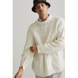 H&M Relaxed Fit Cable-knit Sweater