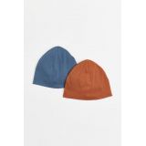 H&M 2-pack Ribbed Cotton Jersey Hats