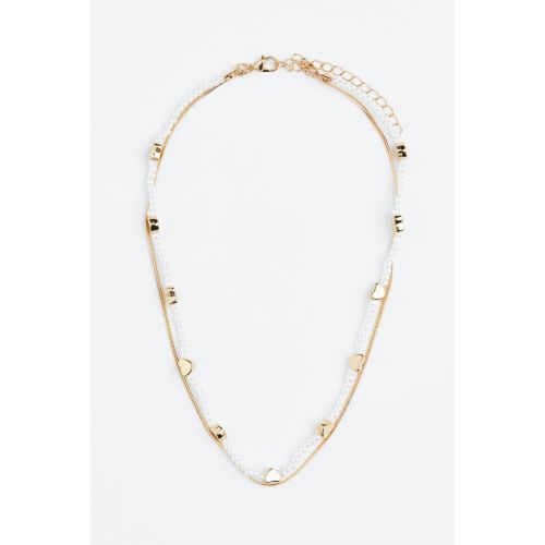 에이치앤엠 H&M Double-strand Necklace with Beads