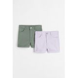 H&M 2-pack Twill Shorts