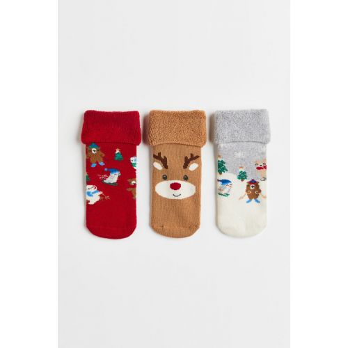 에이치앤엠 H&M 3-pack Non-slip Socks