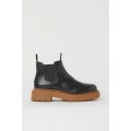 H&M Leather Chelsea Boots